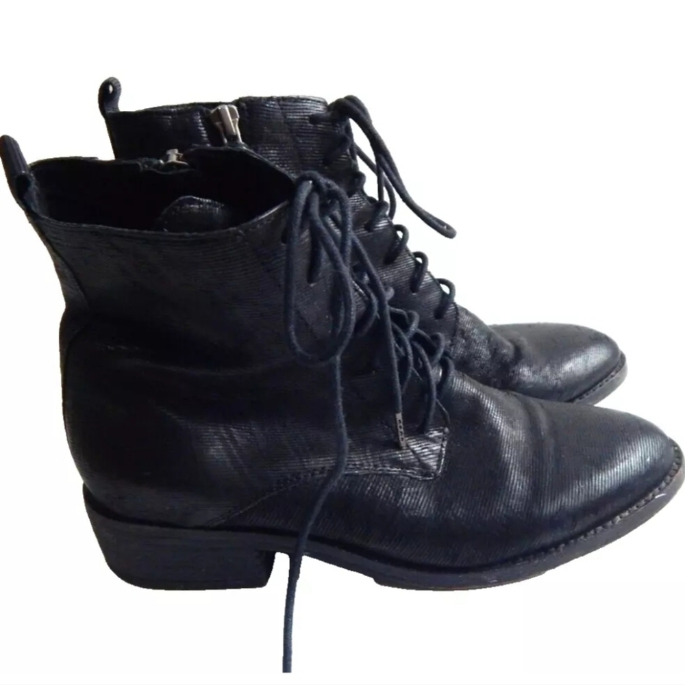 Eileen Fisher Bravo Textured Leather Boots